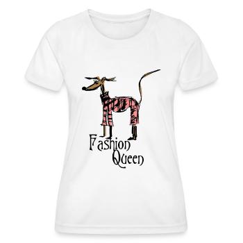 reine de la mode - T-shirt sport Femme - blanc - Devant - AI Model Female 172 dark (172cm)