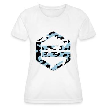 FC Groningen - Frauen Funktions-T-Shirt - Weiß - Vorne - AI Model Female 172 dark (172cm)