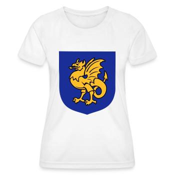 créature fantastique griffon dessin Bornholm - T-shirt sport Femme - blanc - Devant - AI Model Female 172 dark (172cm)