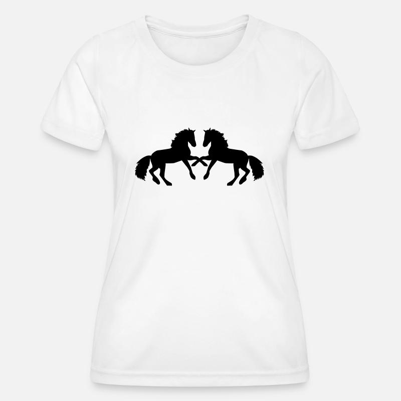 Horse - Women's Functional T-Shirt - white