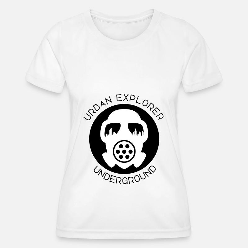 Urban Explorer - Urbex - Underground - Women's Functional T-Shirt - white