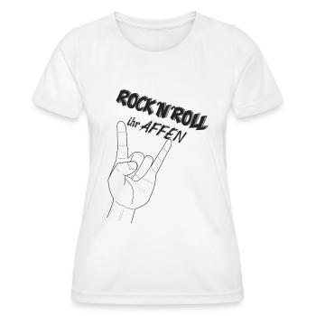 Rock'n'Roll ihr Affen || Luke Mockridge TV-Show - Frauen Funktions-T-Shirt - Weiß - Vorne - AI Model Female 172 dark (172cm)