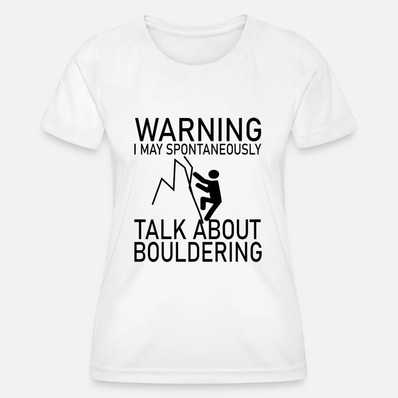climbing - Women's Functional T-Shirt - white