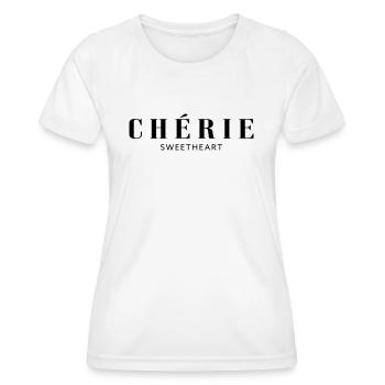 Cherie Sweetheart - Frauen Funktions-T-Shirt - Weiß - Vorne - AI Model Female 172 dark (172cm)