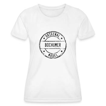 Bochum Bochumer Mädel Mädchen - Frauen Funktions-T-Shirt - Weiß - Vorne - AI Model Female 172 dark (172cm)