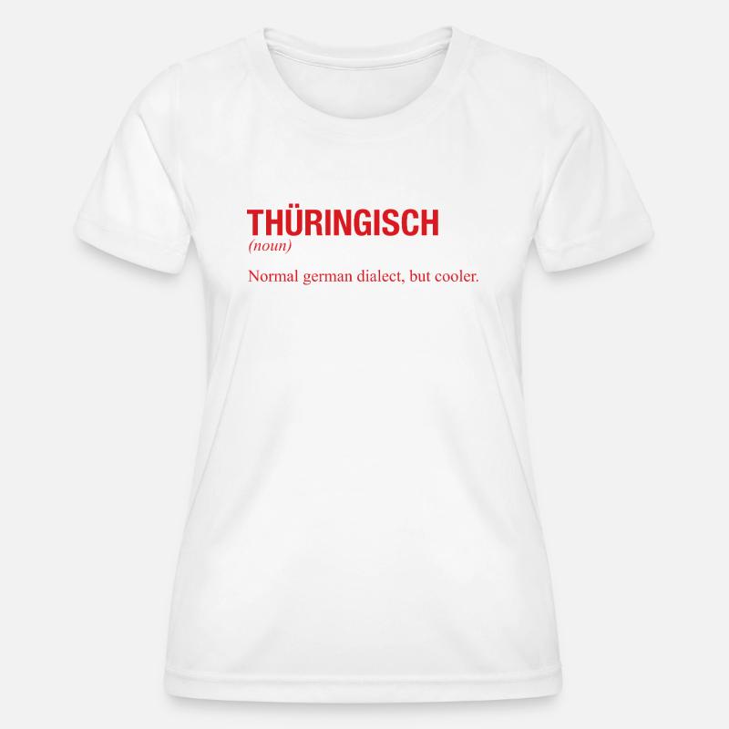 THÜRINGISCH THAUFRINGEN - Women's Functional T-Shirt - white