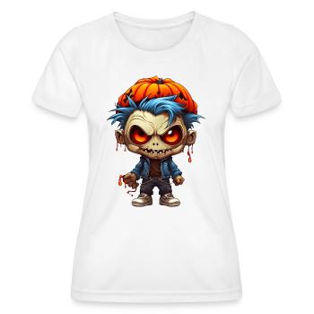 Pumpkin Boy - Women's Functional T-Shirt - white - Front - AI Model Female 172 dark (172cm)