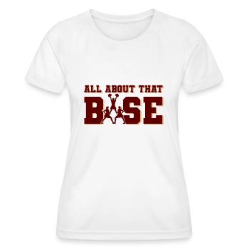 Cheerleading - Frauen Funktions-T-Shirt - Weiß - Vorne - AI Model Female 172 dark (172cm)