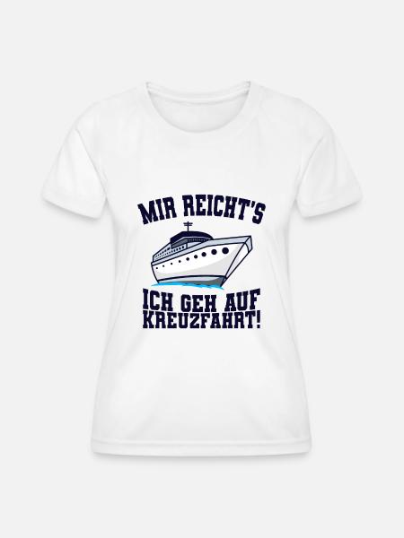 Kreuzfahrt - Frauen Funktions-T-Shirt - Weiß