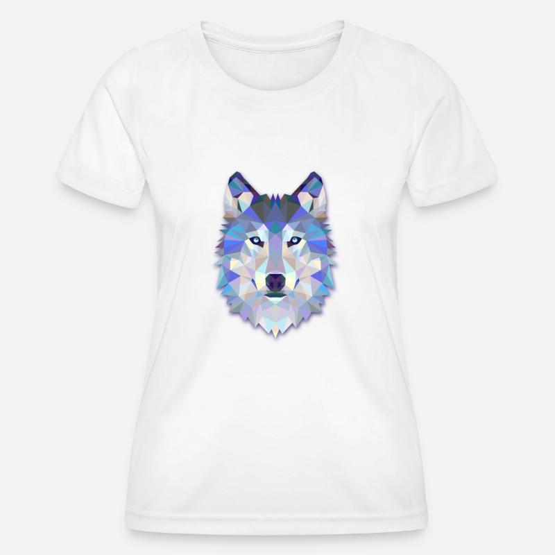 Wolf - Wolf - Women's Functional T-Shirt - white