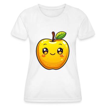Apple Children's Subject - Women's Functional T-Shirt - white - Front - AI Model Female 172 dark (172cm)