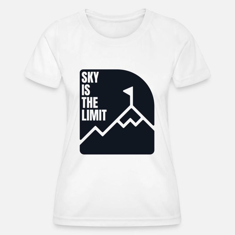 Sky Is The Limit - Women's Functional T-Shirt - white