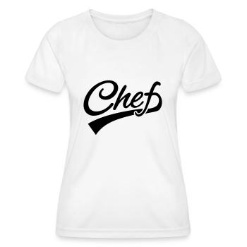 Chef - Frauen Funktions-T-Shirt - Weiß - Vorne - AI Model Female 172 dark (172cm)
