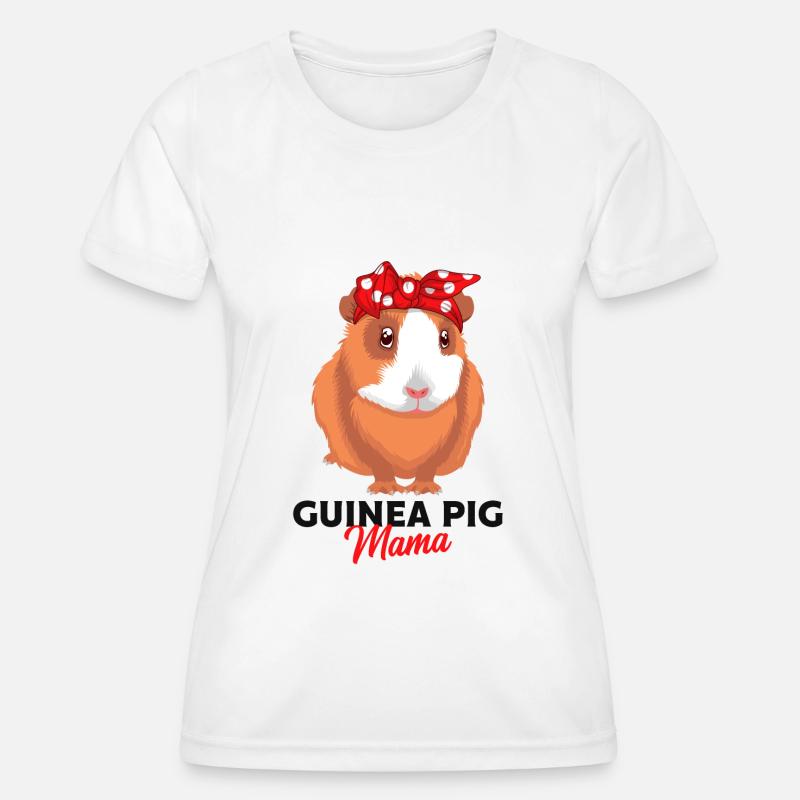 Guinea pig - Women's Functional T-Shirt - white