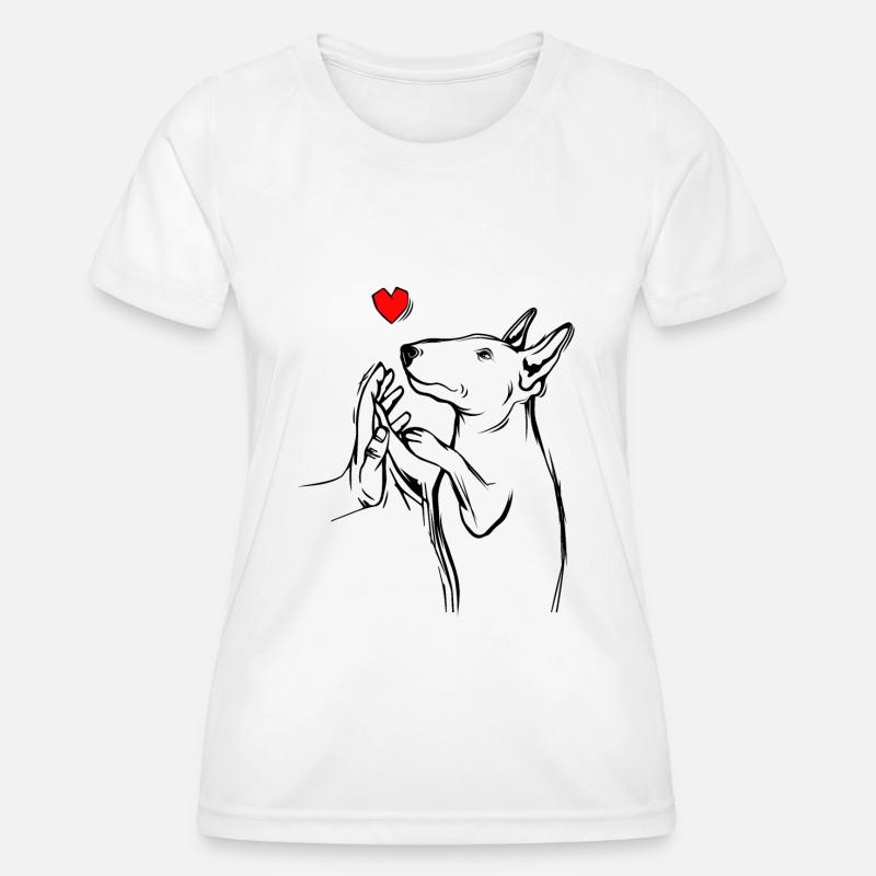 Bull terrier - Women's Functional T-Shirt - white