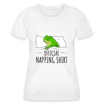 Frog - Women's Functional T-Shirt - white - Front - AI Model Female 172 dark (172cm)