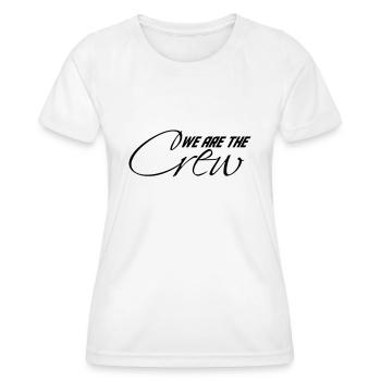 We are the Crew - Frauen Funktions-T-Shirt - Weiß - Vorne - AI Model Female 172 dark (172cm)