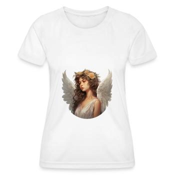 Christmas Angel - Women's Functional T-Shirt - white - Front - AI Model Female 172 dark (172cm)