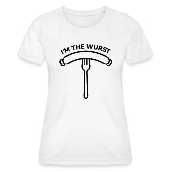 I’m The Wurst - Women's Functional T-Shirt - white - Front - AI Model Female 172 dark (172cm)