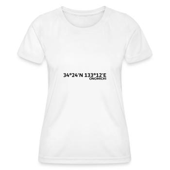 Coordonnées Onomichi - T-shirt sport Femme - blanc - Devant - AI Model Female 172 dark (172cm)