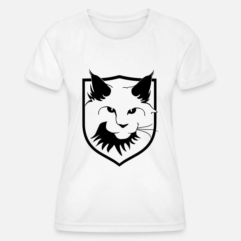 MAINE COON - Women's Functional T-Shirt - white