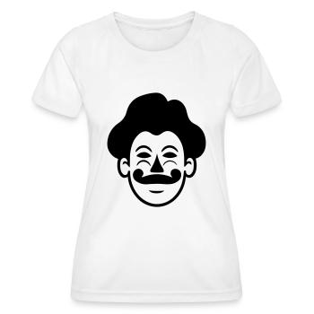 clown - T-shirt sport Femme - blanc - Devant - AI Model Female 172 dark (172cm)