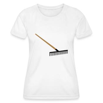 Rake - Women's Functional T-Shirt - white - Front - AI Model Female 172 dark (172cm)