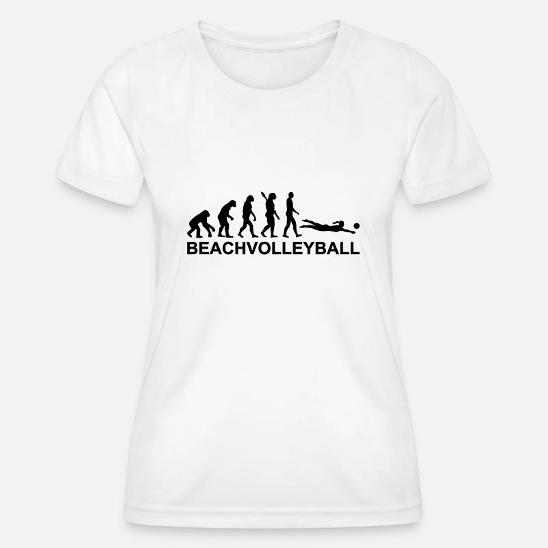 Évolution Beach volley - T-shirt sport Femme - blanc