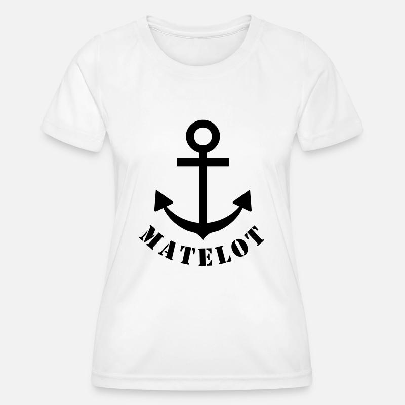 matelot - Women's Functional T-Shirt - white