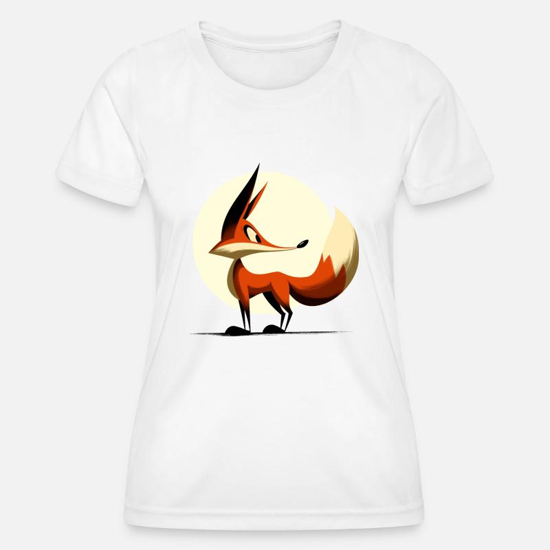 Naughty Fox - Women's Functional T-Shirt - white