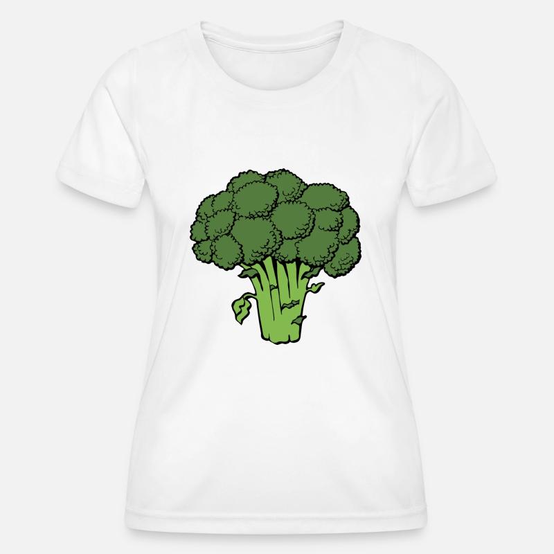 broccoli - Women's Functional T-Shirt - white