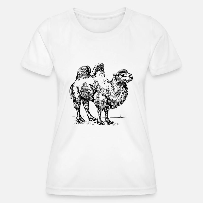 camel - Women's Functional T-Shirt - white