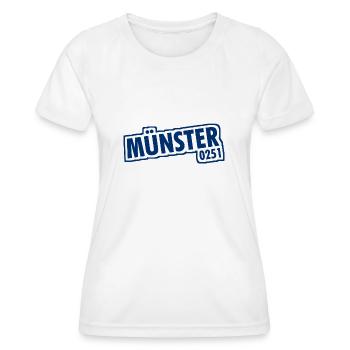 Münster 0251 Vorwahl Telefon NRW - Frauen Funktions-T-Shirt - Weiß - Vorne - AI Model Female 172 dark (172cm)