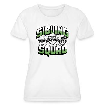 Sibling Squad Sibling Love and Rivalry - Women's Functional T-Shirt - white - Front - AI Model Female 172 dark (172cm)