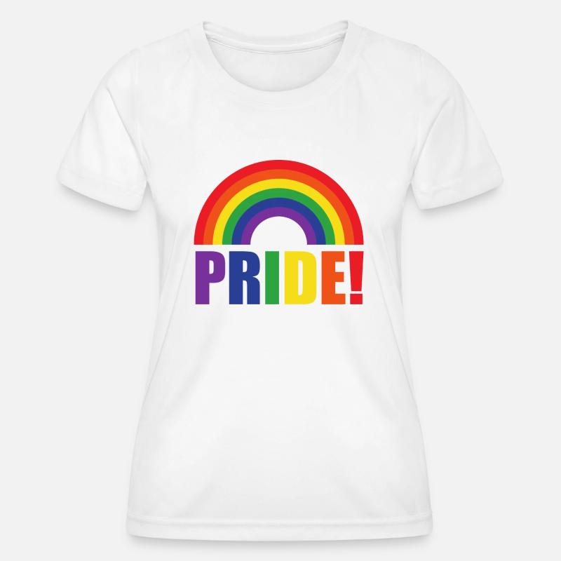 Pride Rainbow | LGBT | gift idea - Women's Functional T-Shirt - white