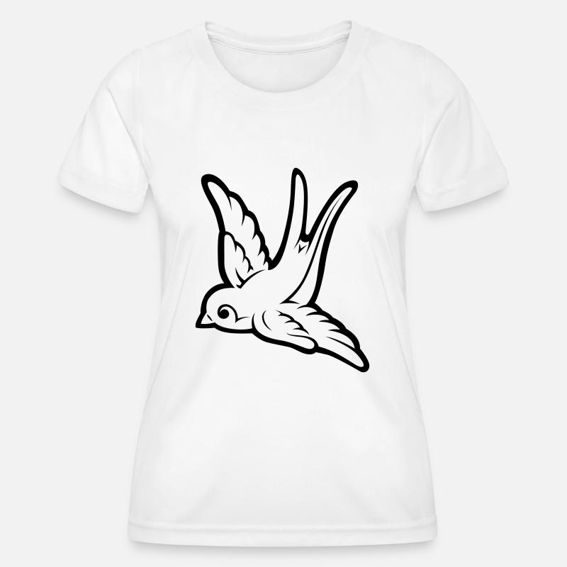 swallow - Women's Functional T-Shirt - white