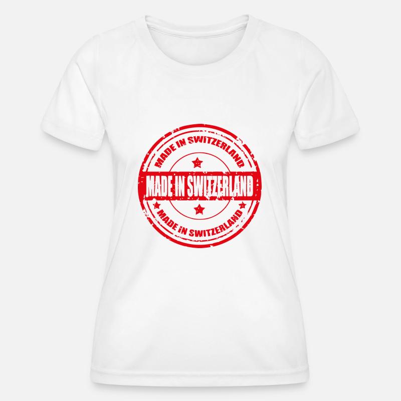 swiss made - Women's Functional T-Shirt - white