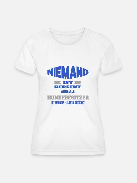 Hundebesitzer - Frauen Funktions-T-Shirt - Weiß