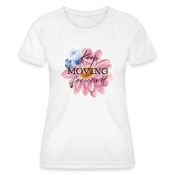 Keep Moving Forward - Women's Functional T-Shirt - white - Front - AI Model Female 172 dark (172cm)