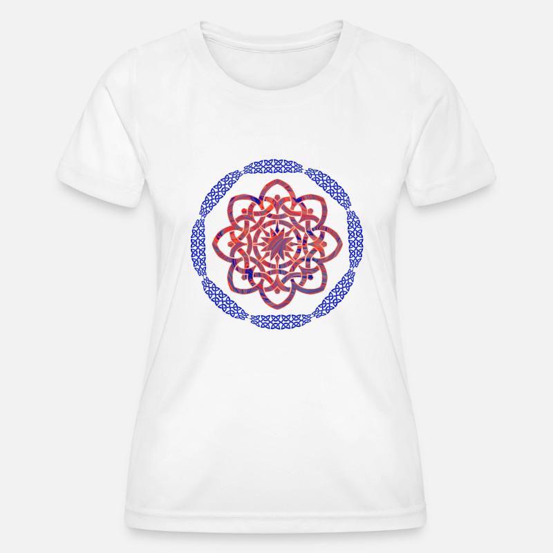 Celtic knot 19 E 263 - Women's Functional T-Shirt - white
