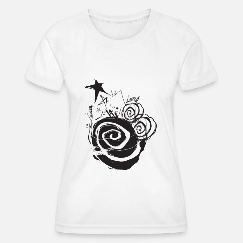CrazyHouse_White - Women's Functional T-Shirt - white