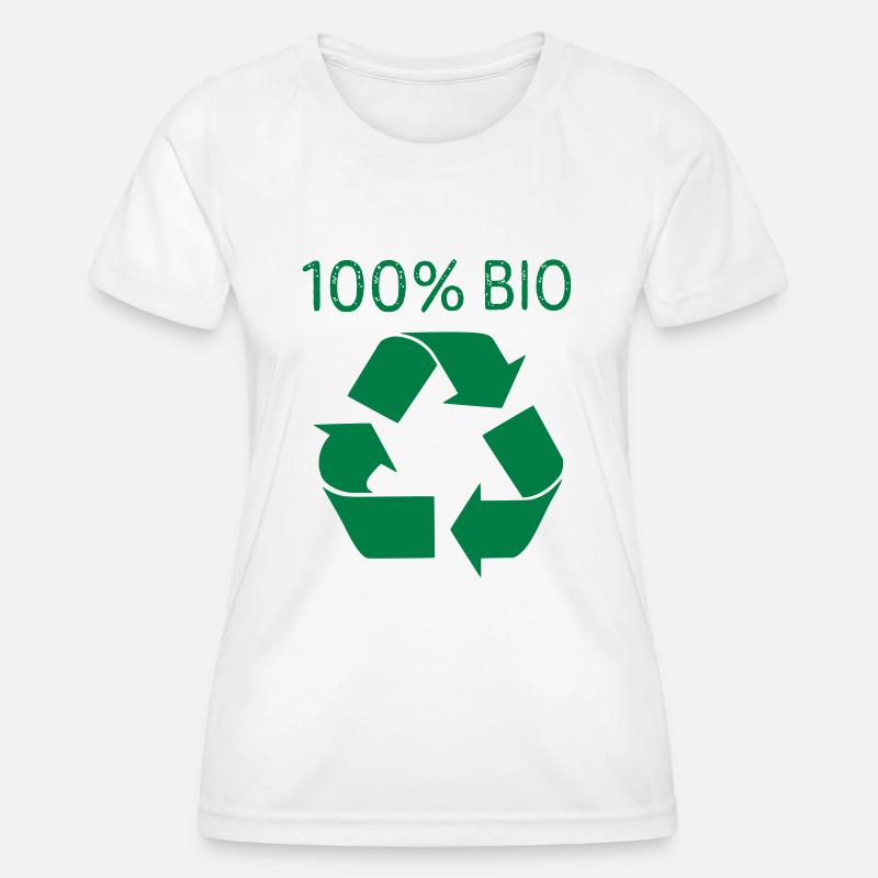 100% organic - Women's Functional T-Shirt - white