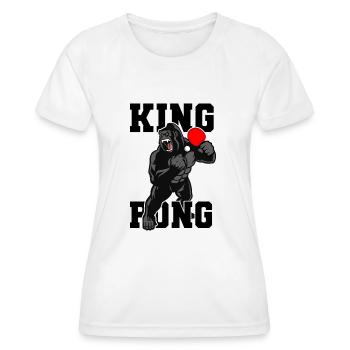 Ping-ping-lt - T-shirt sport Femme - blanc - Devant - AI Model Female 172 dark (172cm)