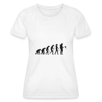 Pfadfinder Evolution - Frauen Funktions-T-Shirt - Weiß - Vorne - AI Model Female 172 dark (172cm)