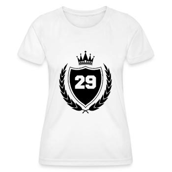 wappen 29 - Frauen Funktions-T-Shirt - Weiß - Vorne - AI Model Female 172 dark (172cm)
