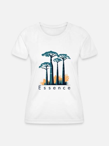 Eber - Frauen Funktions-T-Shirt - Weiß