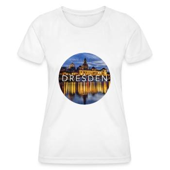 Dresde - T-shirt sport Femme - blanc - Devant - AI Model Female 172 dark (172cm)