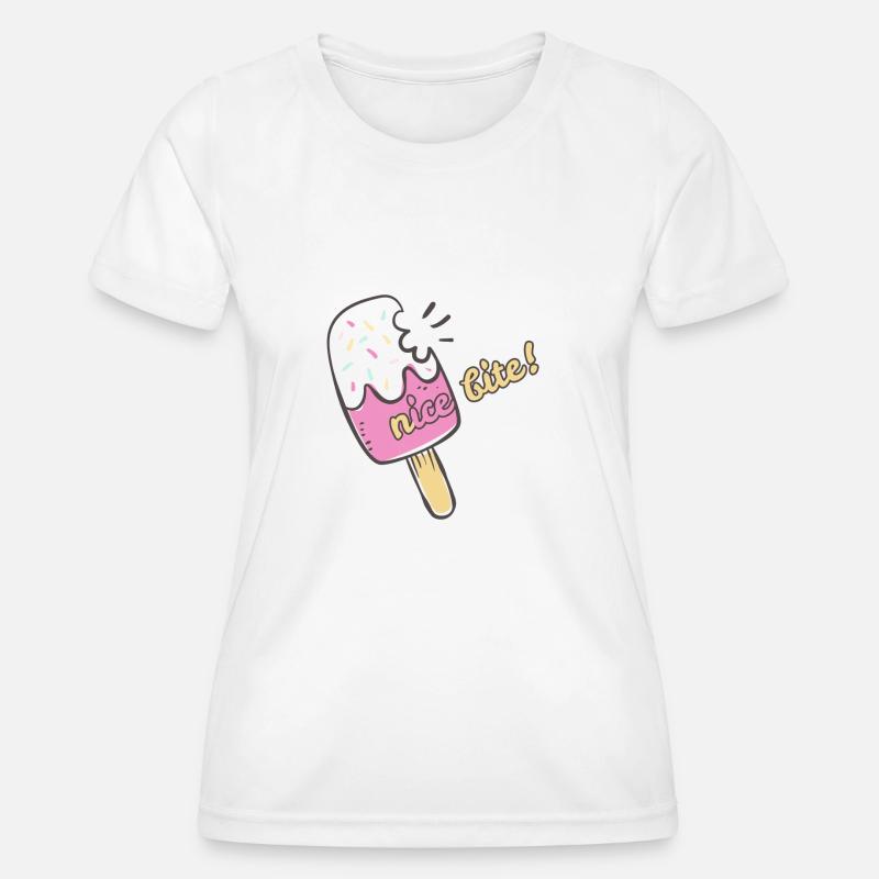 Nice Ice Cream Summer Sun Holiday Gift - Women's Functional T-Shirt - white