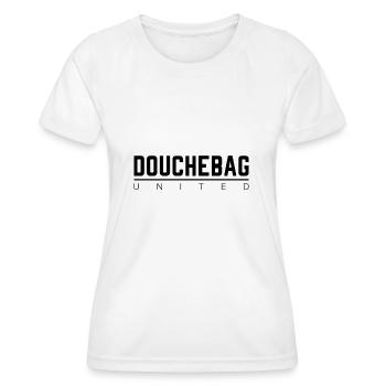 DOUCHEBAG UNITED - T-shirt sport Femme - blanc - Devant - AI Model Female 172 dark (172cm)