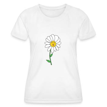 Marguerite - T-shirt sport Femme - blanc - Devant - AI Model Female 172 dark (172cm)